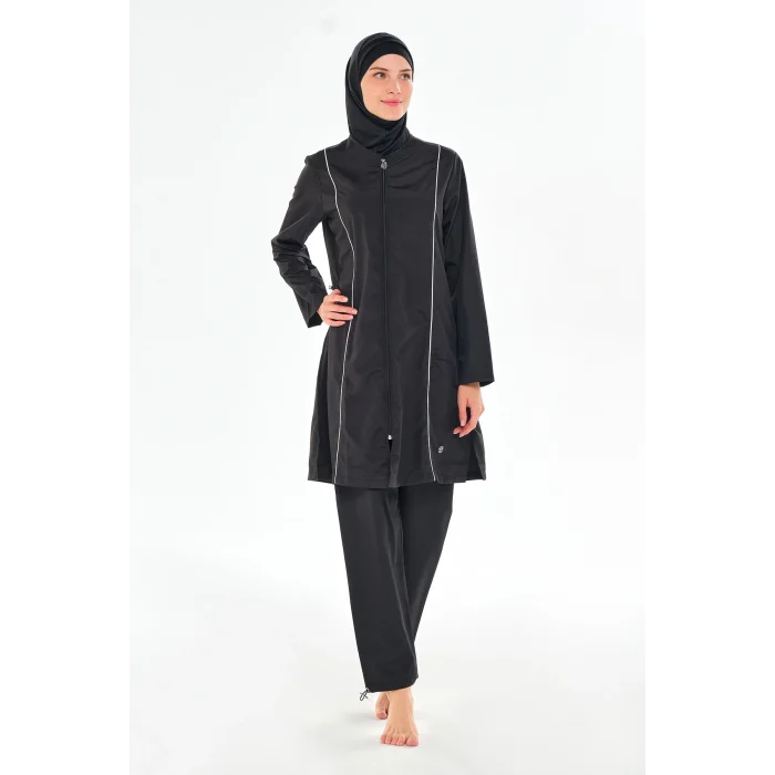 Rozamay 3501 Beny Uzun Kollu Battal Tesettür Mayo