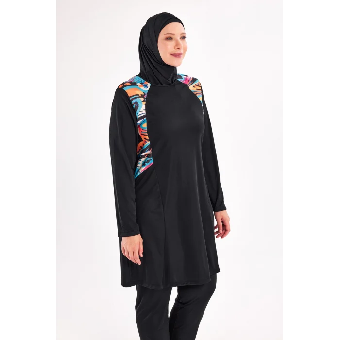 Rozamay 3802 Milan Uzun Kollu Tesettür Mayo