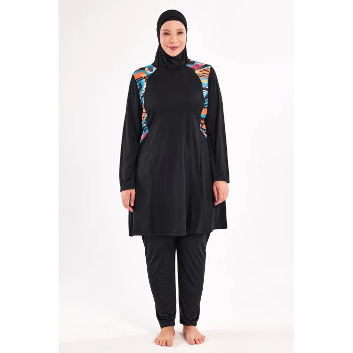 Rozamay 3802 Milan Uzun Kollu Tesettür Mayo