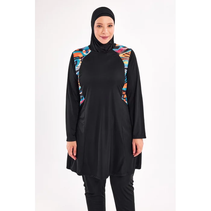 Rozamay 3802 Milan Uzun Kollu Tesettür Mayo