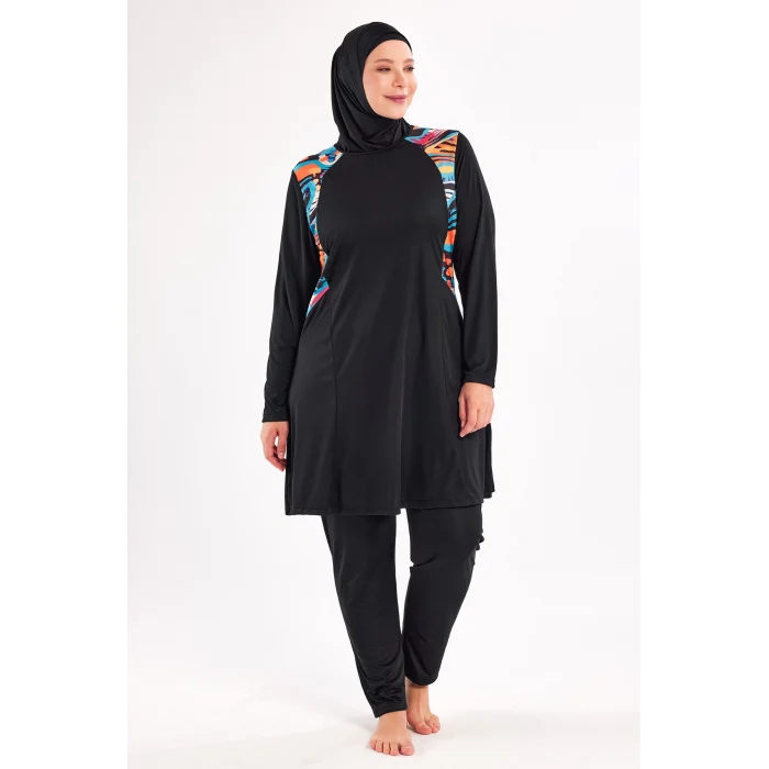 Rozamay 3802 Milan Uzun Kollu Tesettür Mayo