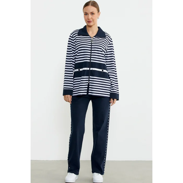 Sementa 76070 Çizgili Tunik Eşofman Takım