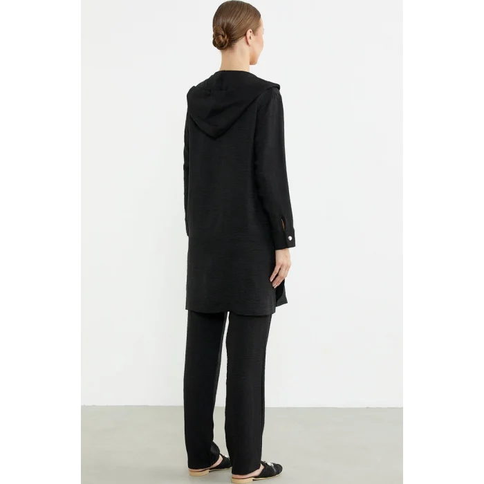 Sementa 76473 Büyük Beden Keten Görünümlü Üçlü Takım