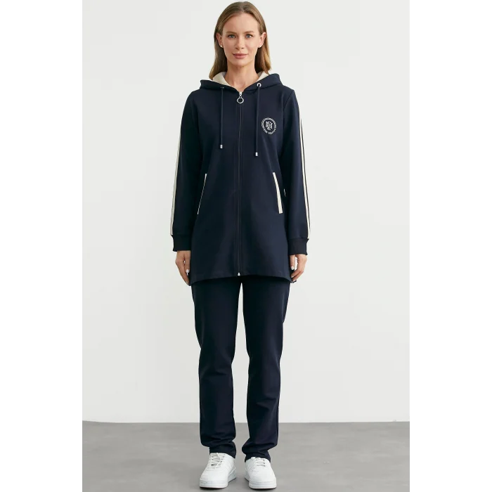 Sementa 76498 Kapüşonlu Tam Fermuarlı Eşofman Takım