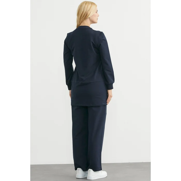 Sementa 76510 Çıtçıtlı Tunik Boy Eşofman Takım