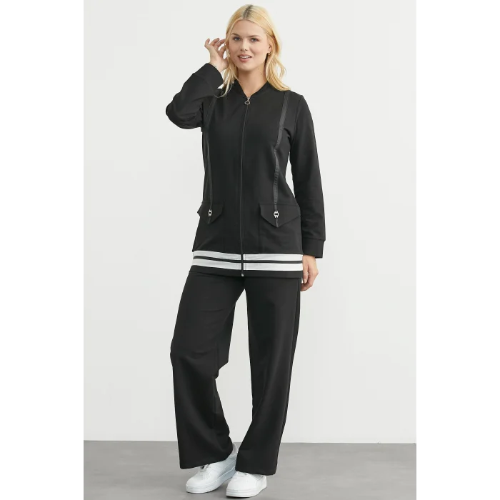 Sementa 76511 Tam Fermuarlı Tunik Eşofman Takım