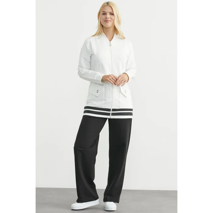 Sementa 76511 Tam Fermuarlı Tunik Eşofman Takım