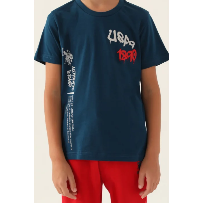 US Polo 1751-4 Erkek Çocuk Şort Takımı