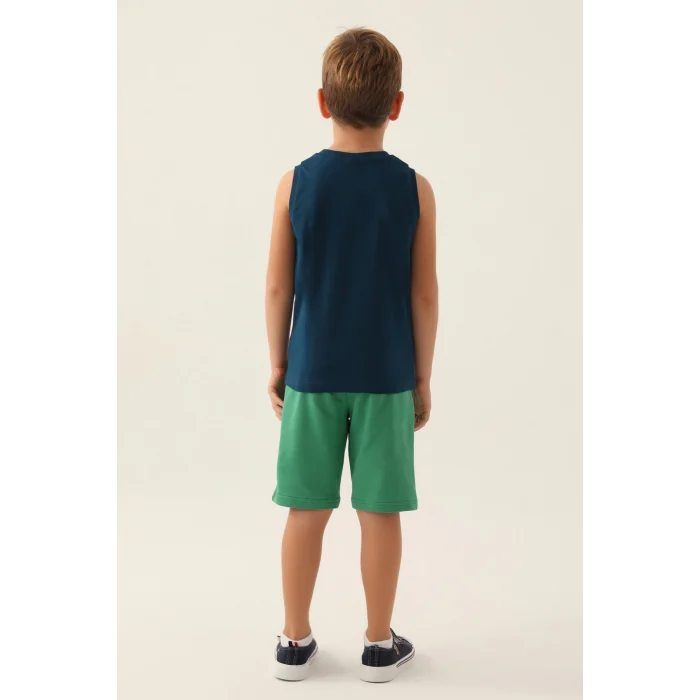 US Polo 1776-G Erkek Çocuk Şort Takımı