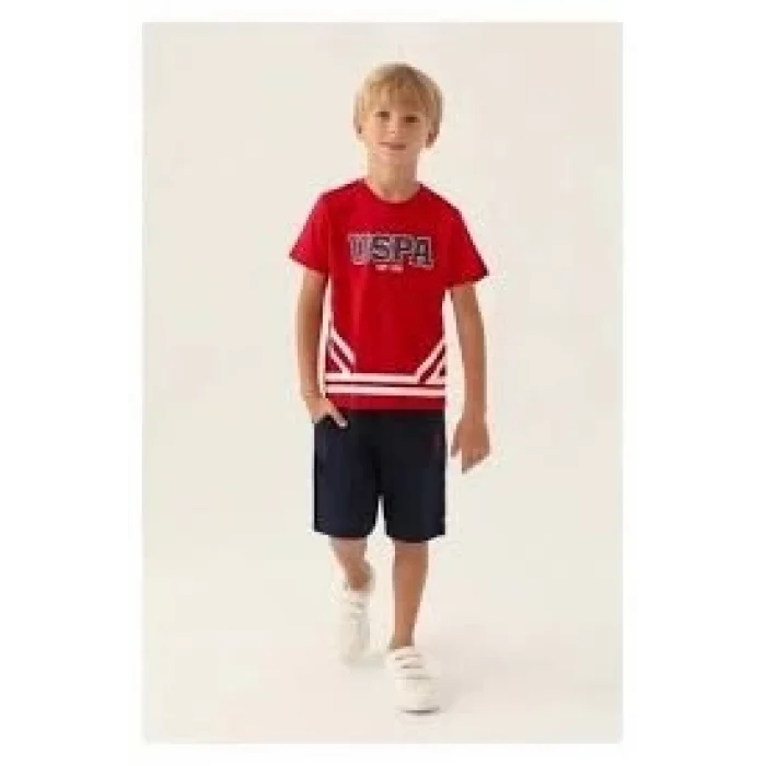 U.S. Polo Assn 1765-4 Erkek Çocuk Bermuda Takım
