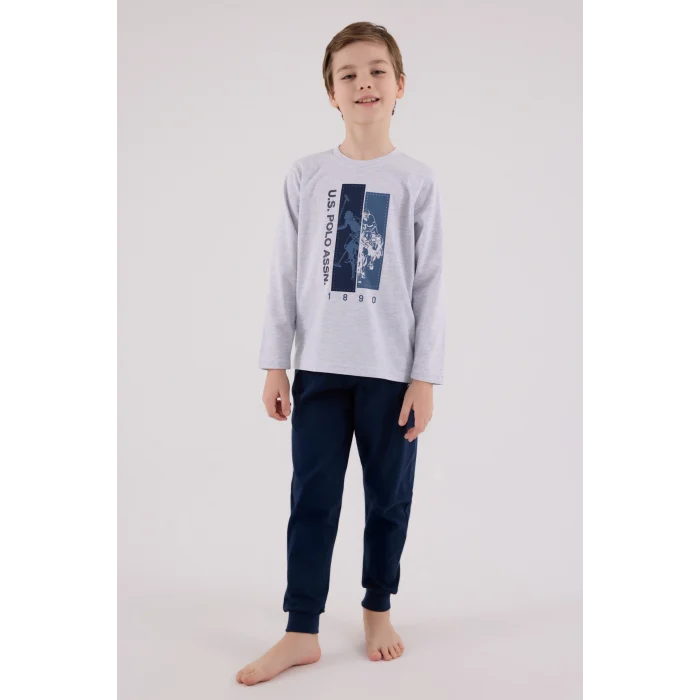 U.S. Polo Assn Kids 2206-4 Erkek Çocuk Pijama Takım