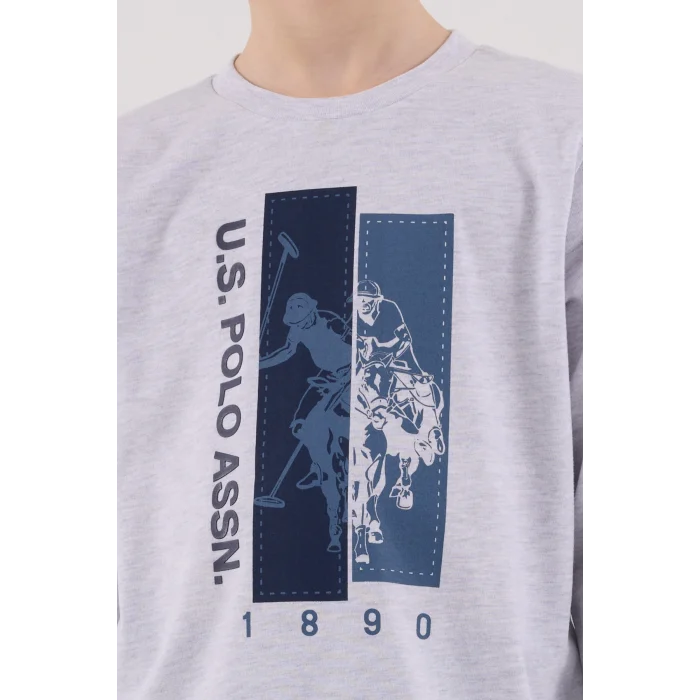 U.S. Polo Assn Kids 2206-G Erkek Çocuk Pijama Takım