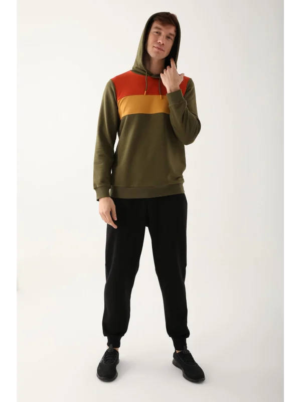 Arnetta AR2785-S Erkek Uzun Kol Kapüşonlu Pijama Takımı