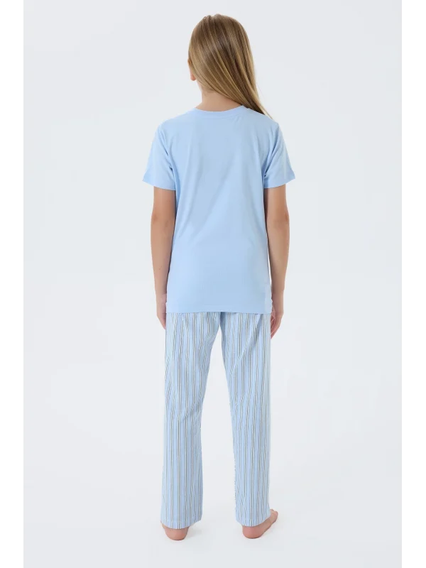 Arnetta 3598-G Kız Çocuk Kısa Kol Pijama Takımı