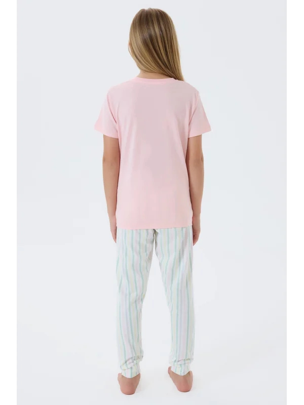 Arnetta 3571-2 Kız Çocuk Kısa Kol Pijama Takımı
