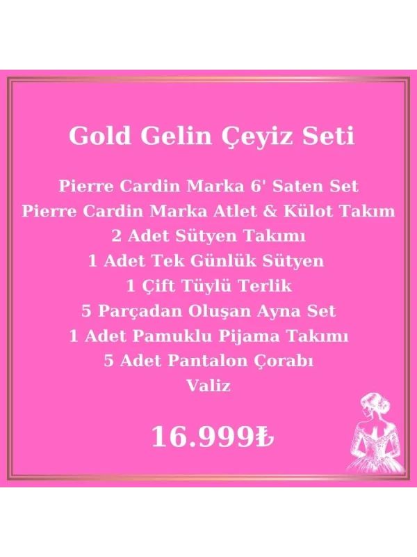 Gelin Çeyiz Paketi Gold Paket
