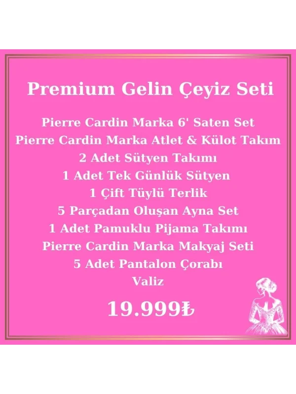 Gelin Çeyiz Paketi Premium Paket
