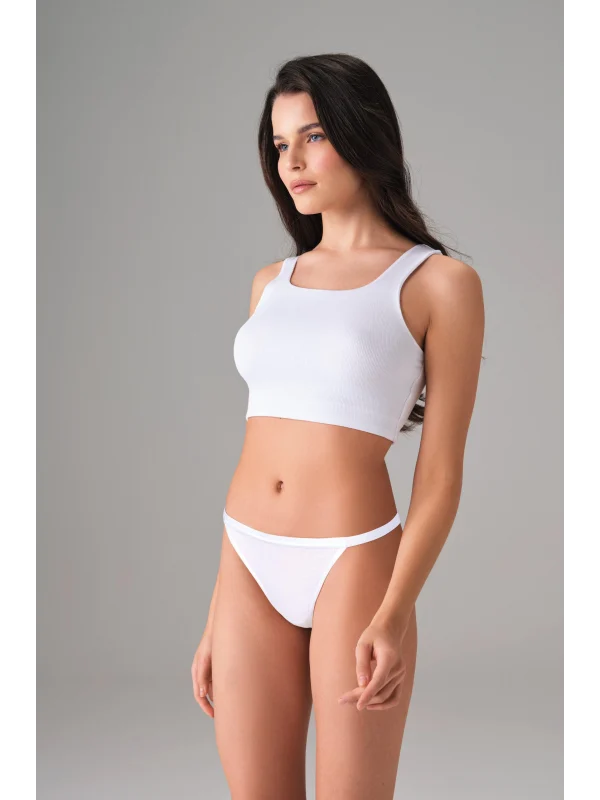 Doreanse 6124 Kadın %92 Pamuk Fitilli V-String