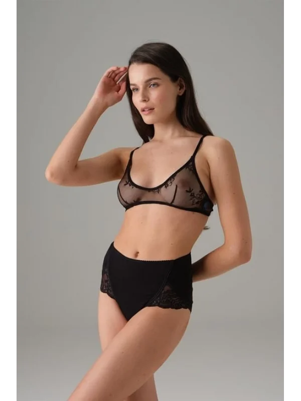 Doreanse 7136P Kadın Yüksek Bel Dantel Detaylı Slip