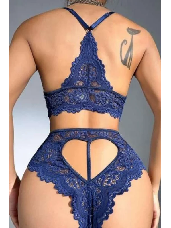 For Dreams 8455 Dantel Bralet Sütyen Takım