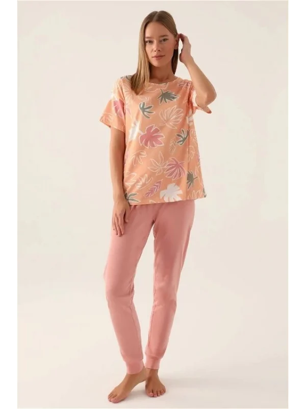 RolyPoly 3386-S Kadın Kısa Kol Pijama Takımı