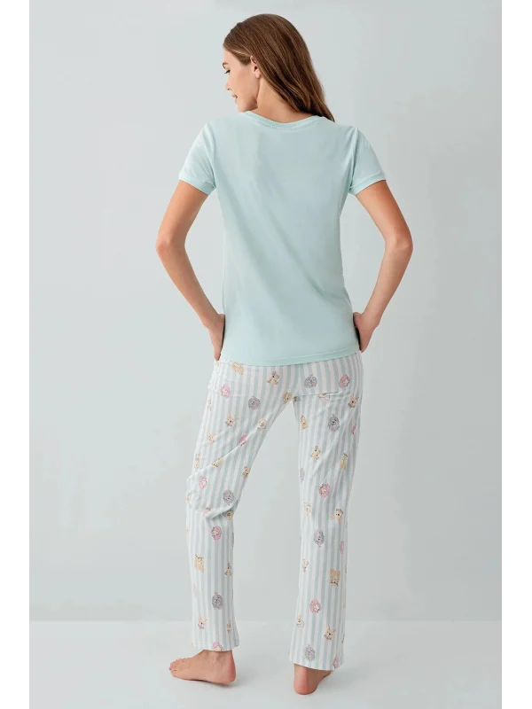RolyPoly RP3810-S Kadın Kısa Kol Pijama Takımı