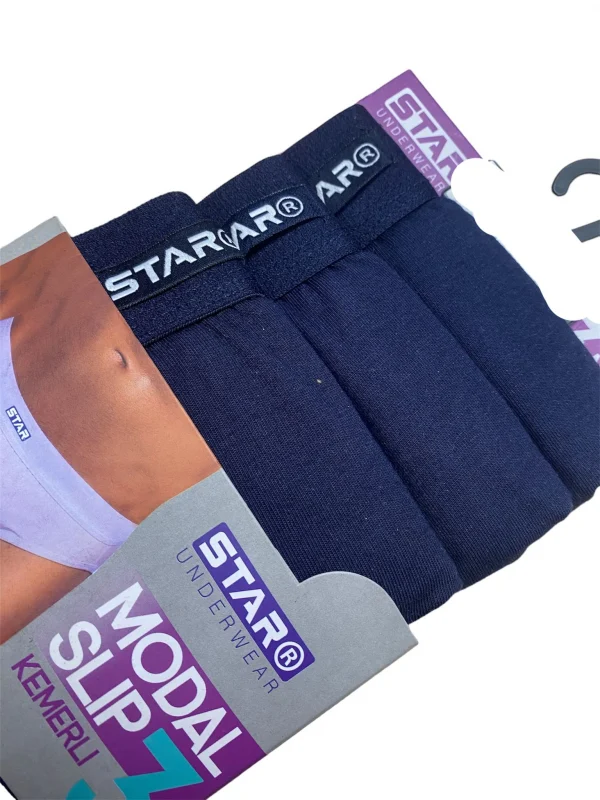 Star 109 Erkek 3lü Modal Slip