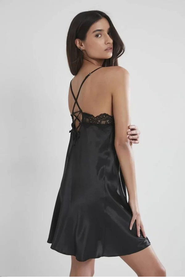 Pierre Cardin 6335 6lı Saten Gecelik Sabahlık Takım