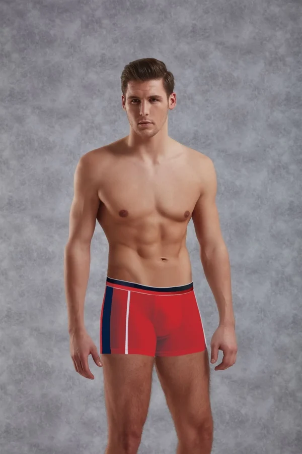 Doreanse 1713 Erkek Modal Çift Renkli Torbalı Normal Paça Boxer