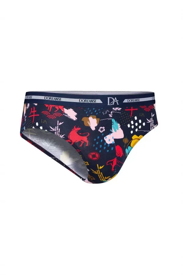 Doreanse 1305 Erkek Memox Baskılı Renkli Slip Külot