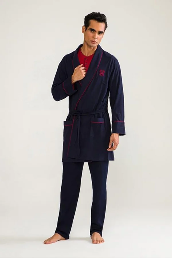 DS Damat 03000 5li Robdöşambr Erkek Damat Pijama Seti