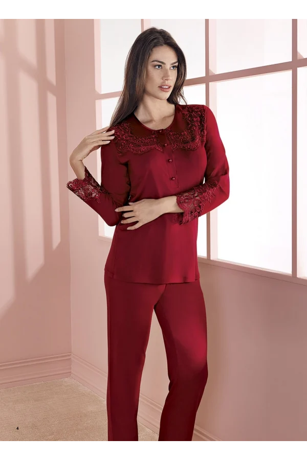 Espuar 757 Penye 3lü Sabahlık Pijama Takımı