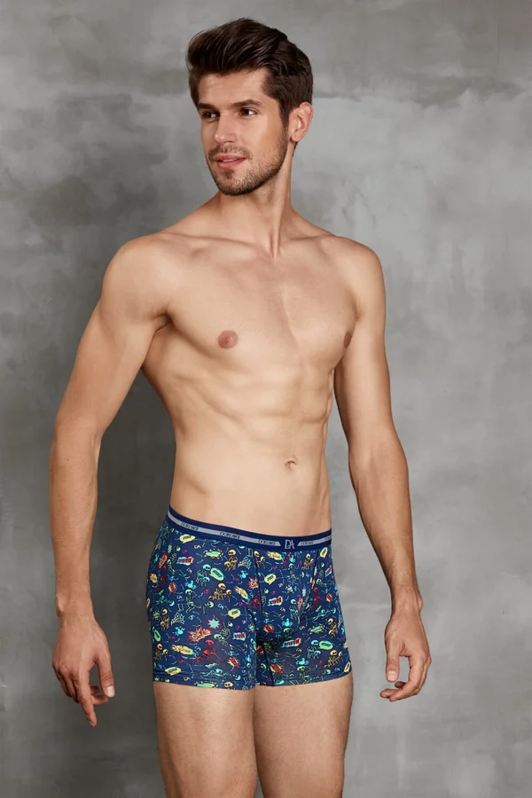 Doreanse 1859 Erkek Modal Çok Renkli Baskılı Torbalı Normal Paça Boxer