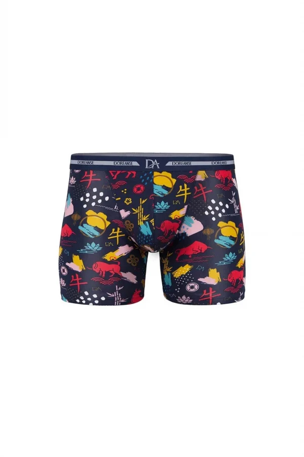 Doreanse 1849 Erkek Memox Baskılı Modal Normal Paça Renkli Boxer