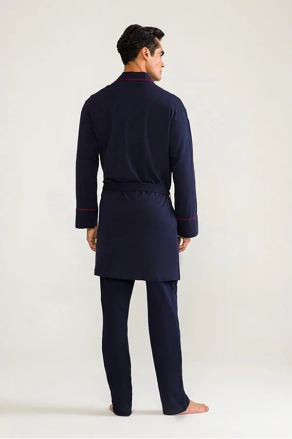 DS Damat 03000 5li Robdöşambr Erkek Damat Pijama Seti