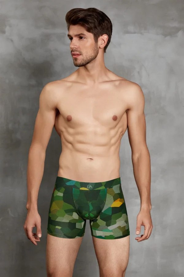 Doreanse 1804 Mandarin Erkek Modal Çok Renkli Baskılı Torbalı Normal Paça Boxer