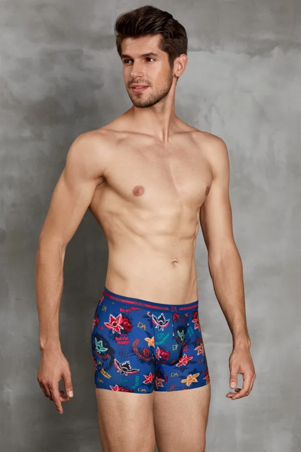 Doreanse 1898 Erkek Modal Çok Renkli Baskılı Torbalı Normal Paça Boxer