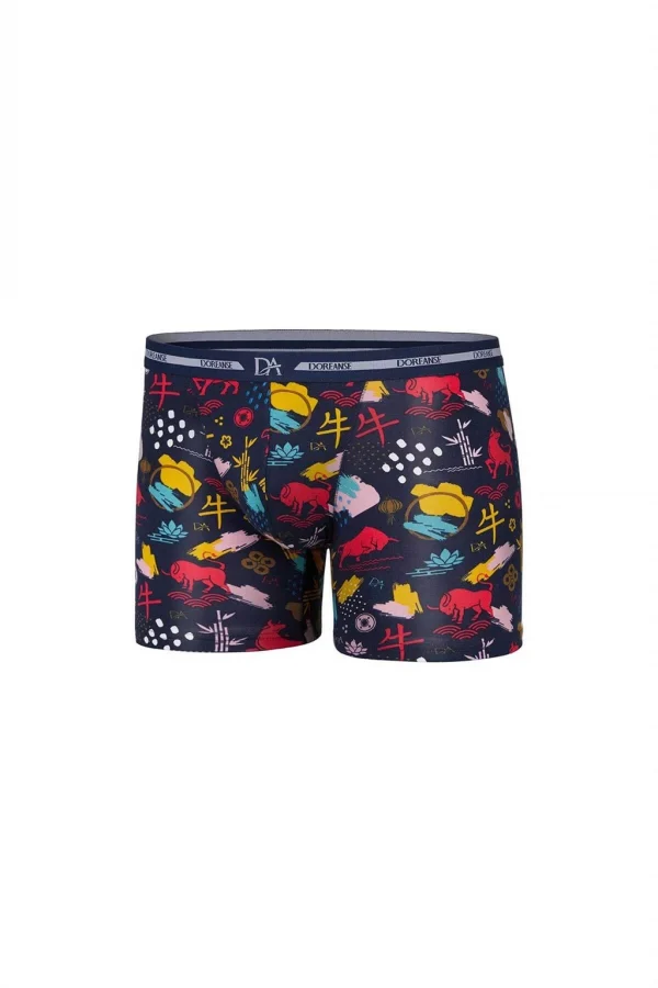 Doreanse 1849 Erkek Memox Baskılı Modal Normal Paça Renkli Boxer