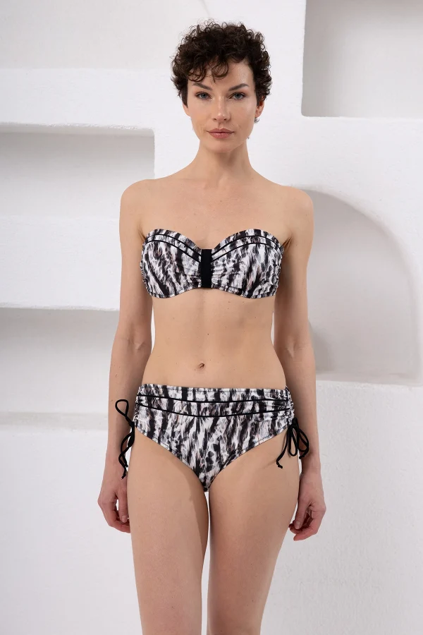 Lapieno 4208 Kaplı Straplez Bikini Takım