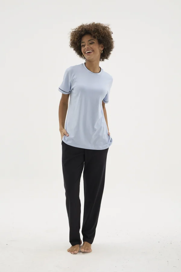 Kocabey KKT-26156K Kadın O Yaka Pijama Takımı