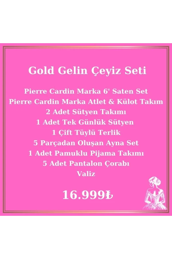 Gelin Çeyiz Paketi Gold Paket