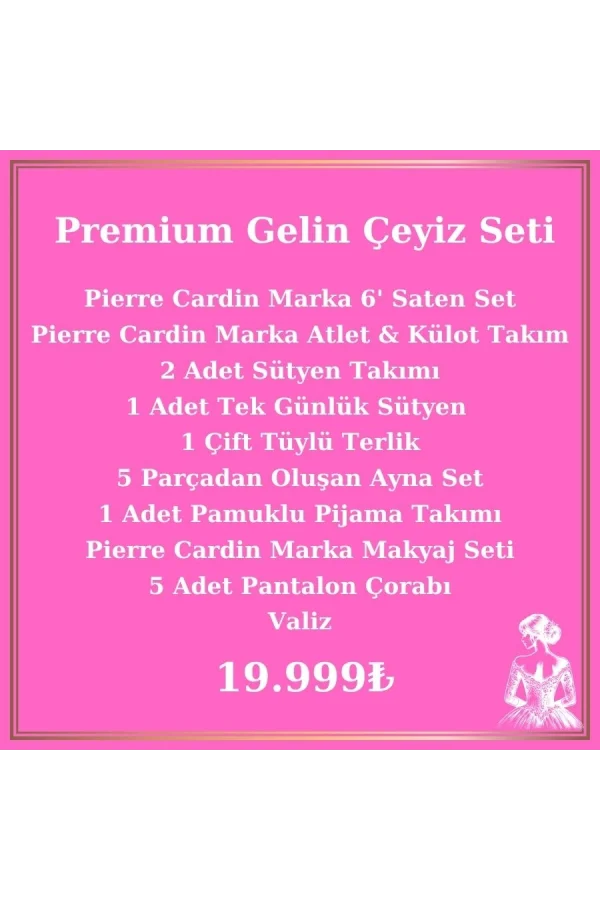 Gelin Çeyiz Paketi Premium Paket