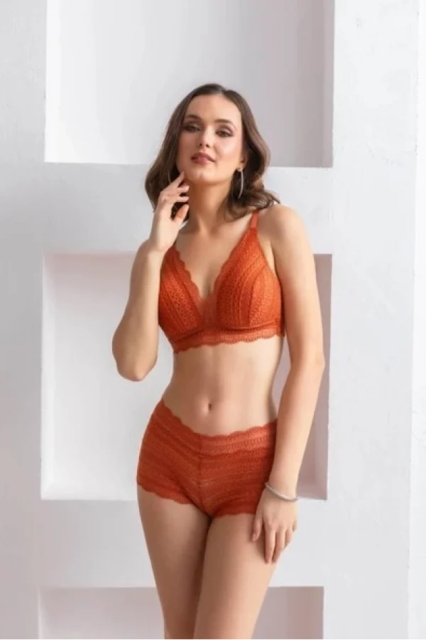 Gallipoli 31813 Bralet Sütyen Ve Boxer Takım