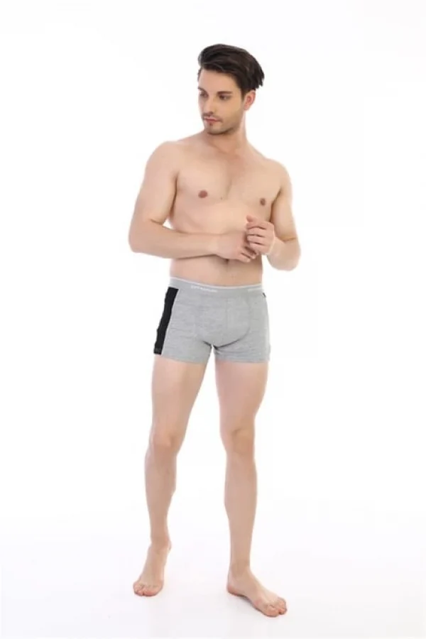 Çift Kaplan 850 Biyeli Likralı Erkek Boxer