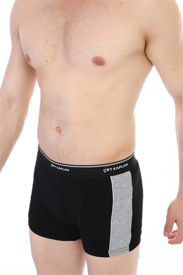 Çift Kaplan 850 Biyeli Likralı Erkek Boxer