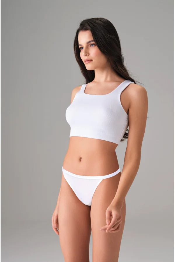Doreanse 6124 Kadın %92 Pamuk Fitilli V-String