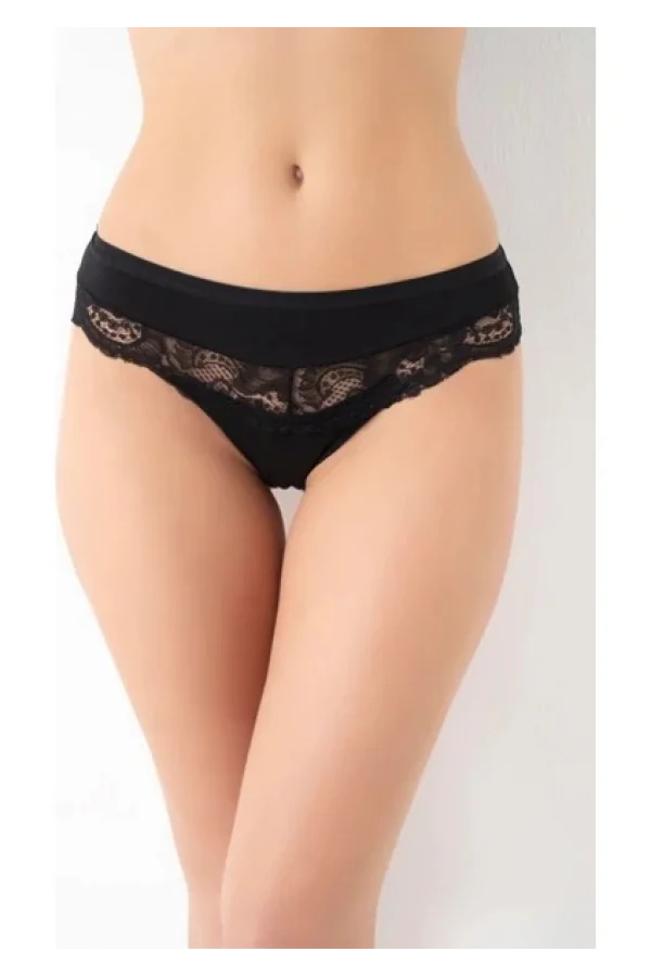 G-Box 932 Bayan Dantel Detaylı Cotton Bikini Külot
