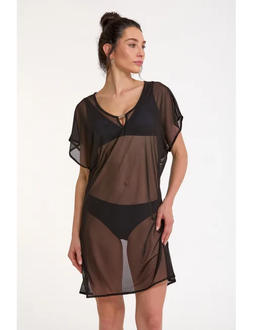 Argento 2095-3001 Kadın Aksesuarlı Kısa Kaftan
