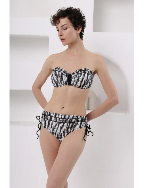 Lapieno 4208 Kaplı Straplez Bikini Takım
