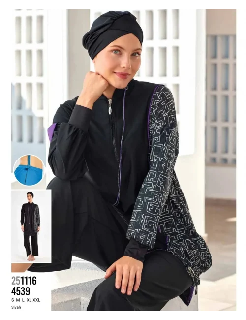 Adasea 4539 Johana Uzun Kollu Tesettür Mayo